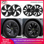 4PCS Hub Cap For Tesla Model Y Juniper 2025+ Car Replacement Wheel Cap 19 Inch Performance Automobile Hubcap Cover Accessories CM World