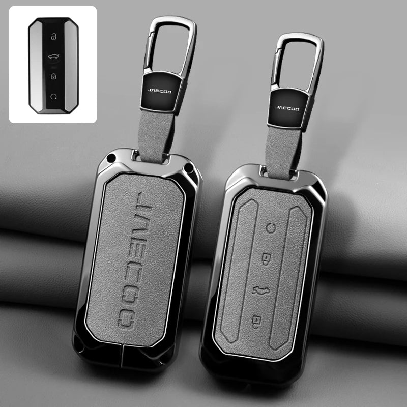 For Chery Jaecoo J5 J7 5 7 2025 2026 Keychain and Keyring Car Interior Accessories Zinc Alloy Car Key Protective Cover Suitable