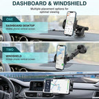 Universal Car Phone Holder Dashboard Windshield Vacuum Suction Cup Mount 360 Rotation Anti Shake GPS Navigation Bracket