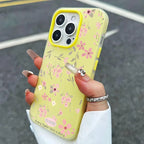 Cute Sweet Pink Floral Candy Color Phone Case For Samsung Galaxy S26 Ultra S25 S24 S23 S22 Plus FE A56 A55 A54 A53 A36 A35 Cover