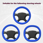 19 Color Car Silicone Steering Wheel Cover For Summer Fashion Sweat Absorbent Non-slip Handle Cover General DIY Parts CM World
