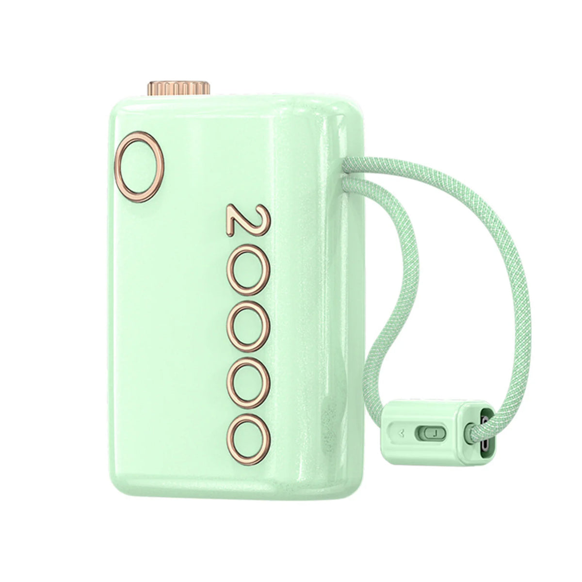 20000mAh Portable Charger with Built-in Cables, Fast Charging & Digital Display for iPhone Samsung, CCC Certified Power Bank