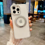 Cover For iPhone 17 pro case 17 Pro Max Case with 360° Rotatable Matte Magnetic Ring Hidden Stand Drop-Proof Protection