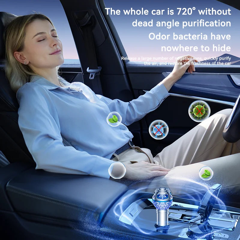 1pcs Car Air Humidifier Mini Steam Air Purifier Aroma Diffuser Essential Oil Aromatherapy Diffuser Mist Maker Sprayer For Car Car Mobile World