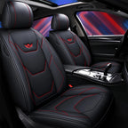 Leather Car Seat Covers For Solaris Hyundai Tucson 2019 Kona Getz ix35 Creta ix25 i40 Accent Ioniq Veloster Santa Fe Accessories CM World