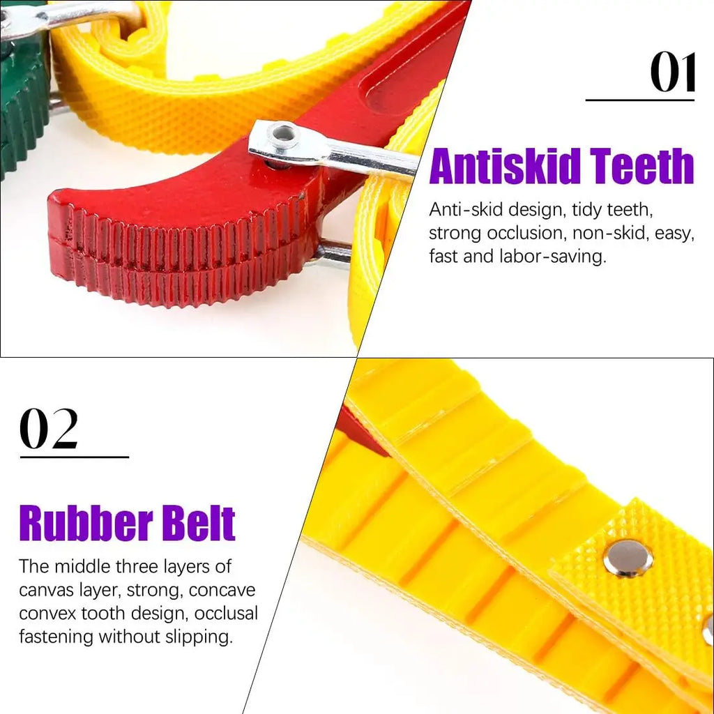 Multi Functional Belt Wrench with Adjustable Length, Used to Replace Water Filters Oil Filters Swimming Pool Connections
