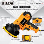 HILDA Electric Car Polisher Car Beauty Waxing Machine  Adjustable Speed Sanding Waxing Tools Automotive Polishing Scratch Repair CM World