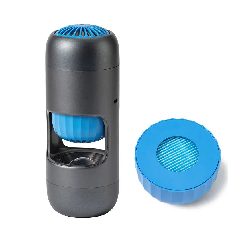 Car Air Purifier with Odor & Smoke Removal PM2.5 Filter Portable Air Cleaner for Vehicle Home Use Electrical Appliances Gift CM World