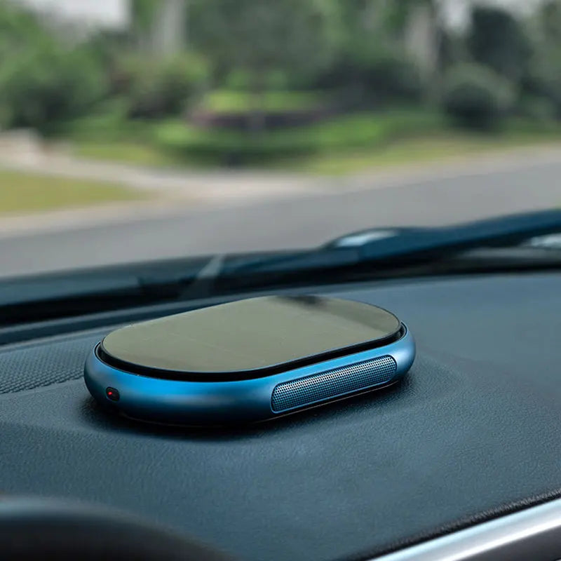 Solar Car Air Purifier 4000mah Smoke Remover HEPA filter electric Purifier Interior Air Cleaner Deodorant for Cars CM World