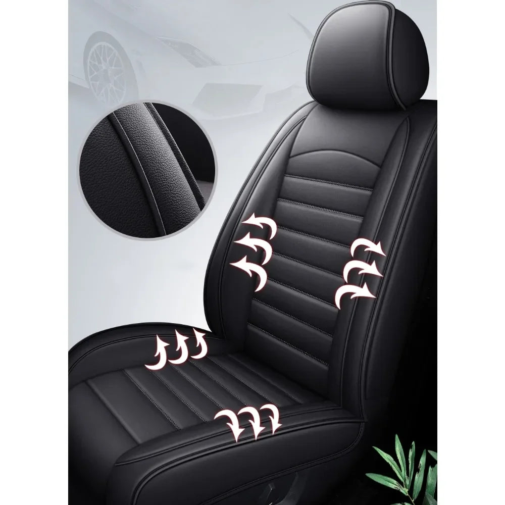 Full Coverage Pu Leather Car Seat Covers for Mercedes A-Class W168 W169 W176 W177 A-Klasse A160 A180 A190 A200 Car Accessories CM World