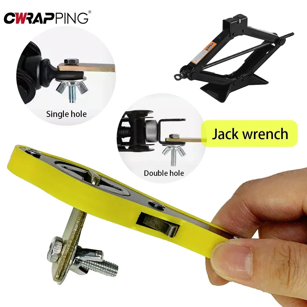 Crick Auto Bridge Car Accessories Novelties Ratchet Jack&lifting Equipment Tool Moto Labor Saving Wrench Lift Adapter Tire Jack CM World