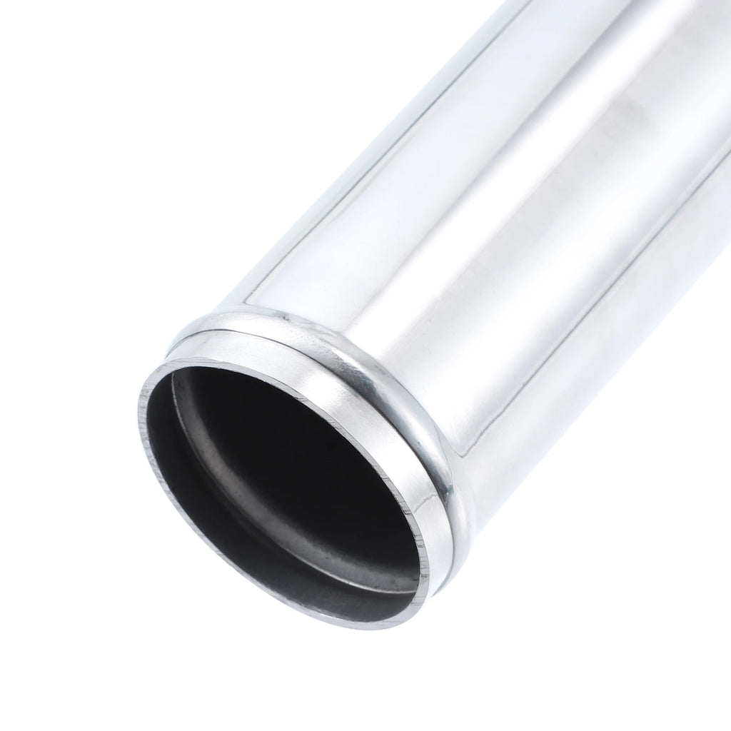 Uxcell Aluminum Alloy Tube OD 51/57/63/70/76mm Intercooler Pipe Air Intake Tube Hose 0 45 Degrees 500mm Length for Car