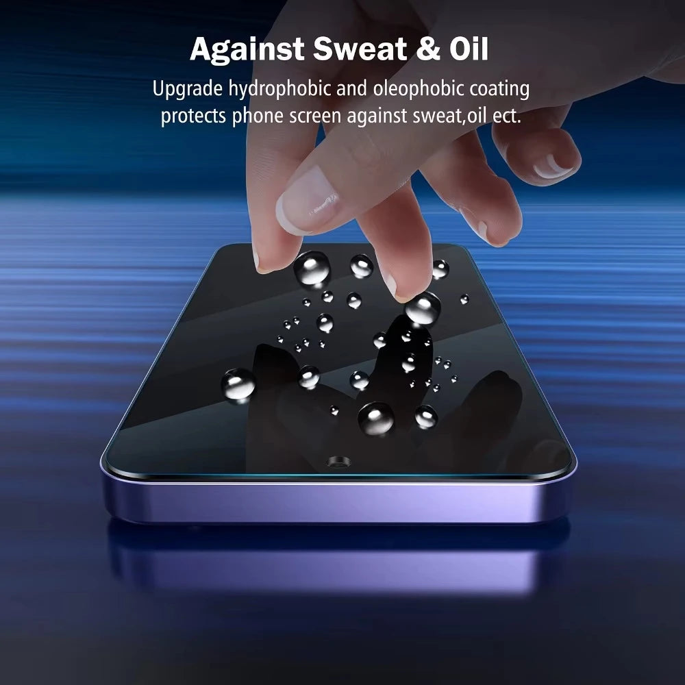 1-2PCS Fingerprint Unlock Anti Spy Tempered Glass For Samsung S26 S25 Ultra S24 Plus S23 S22 FE S26+ S26U Glass Screen Protector