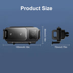 Car Wireless Charger Dual Coil Fold Screen Car Fast Charging Stand for Samsung Galaxy Z Fold 6 Flip 3 Air Vent Car Phone Holder CM World