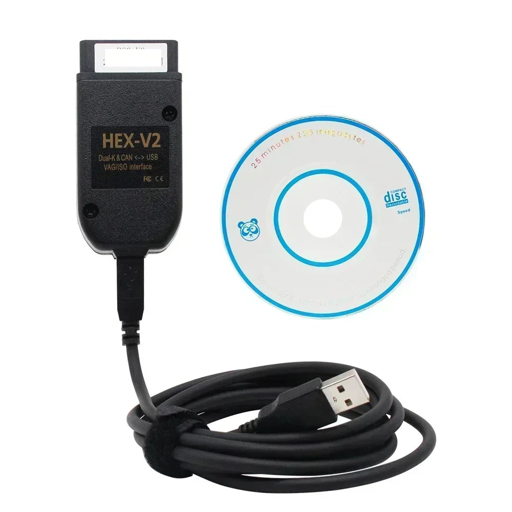 2026 VCDS 26.3 VAG Scanner Tool Cable OBD2 Diagnostic Multi-Language HEX V2 for Audi Skoda VW Car Tuning And Error Code Reading