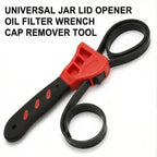 6inch Belt Wrench Oil Filter Puller Strap Spanner Chain Wrench Strap Opener, Adjustable Disassembly Tool Car Mobile World