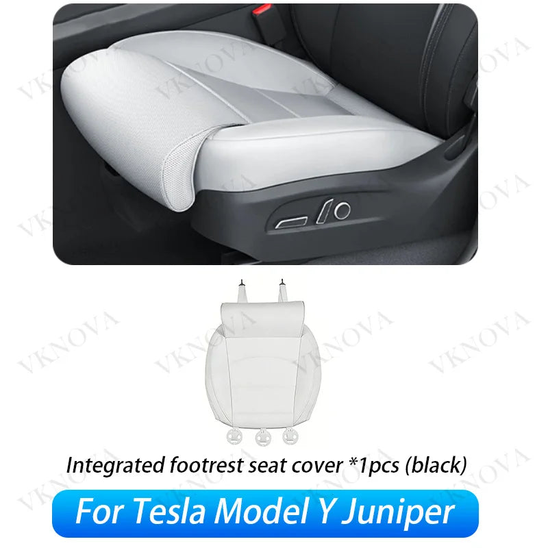 For Tesla New Model Y Juniper 2025 2026 Car Seat Cover Nappa Leather & 8 Grade Anti Fouling Wholesale Price Interior Accessories CM World