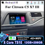 7 Inch For Citroen C5 X7 III Car Multimedia Player GPS Navigation NO 2Din Stereo Radio Wireless Carplay WIFI Car Accessories 4G CM World