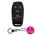 For Ford Lincoln Car Silicone Remote Key Case Cover Keychain Mustang Explorer Mondeo Edge F-150 Fusion MKZ MKC MKX 5 Buttons CM World
