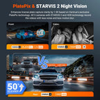 Vantrue N4S DashCam 3 Channel WiFi STARVIS 2 2.7K+1440P+1440 Waterproof Rear Camera HDR IR Night Vision GPS 24h Packing Mode Car Mobile World