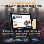 THINKCAR THINKSCAN 689BT PRO AI OBD2 Scanner Topology Map All System Diagnose 35 Reset J2534/CAN FD/DoIP Lifetime Free Update