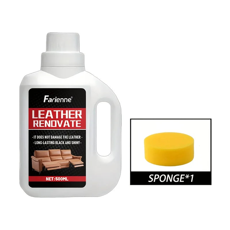 500ML Leather Care Cream, Restores Various Leathers, Car Seats, Sofas,Jackets,Shoes,All Colors Bags,Leather Clothing Maintenance CM World