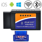 OBD2 Scanner ELM327 Car Diagnostic Detector Code Reader Tool V1.5 WIFI Bluetooth OBD 2 for Android IOS Auto Scan Repair Tools Car Mobile World