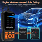 OBD2 Car Scanner Diagnostic Scanning Tool, Professional Mechanical Vehicle Fault Code Reader, Auto Reading Fault Code Control Mo Car Mobile World