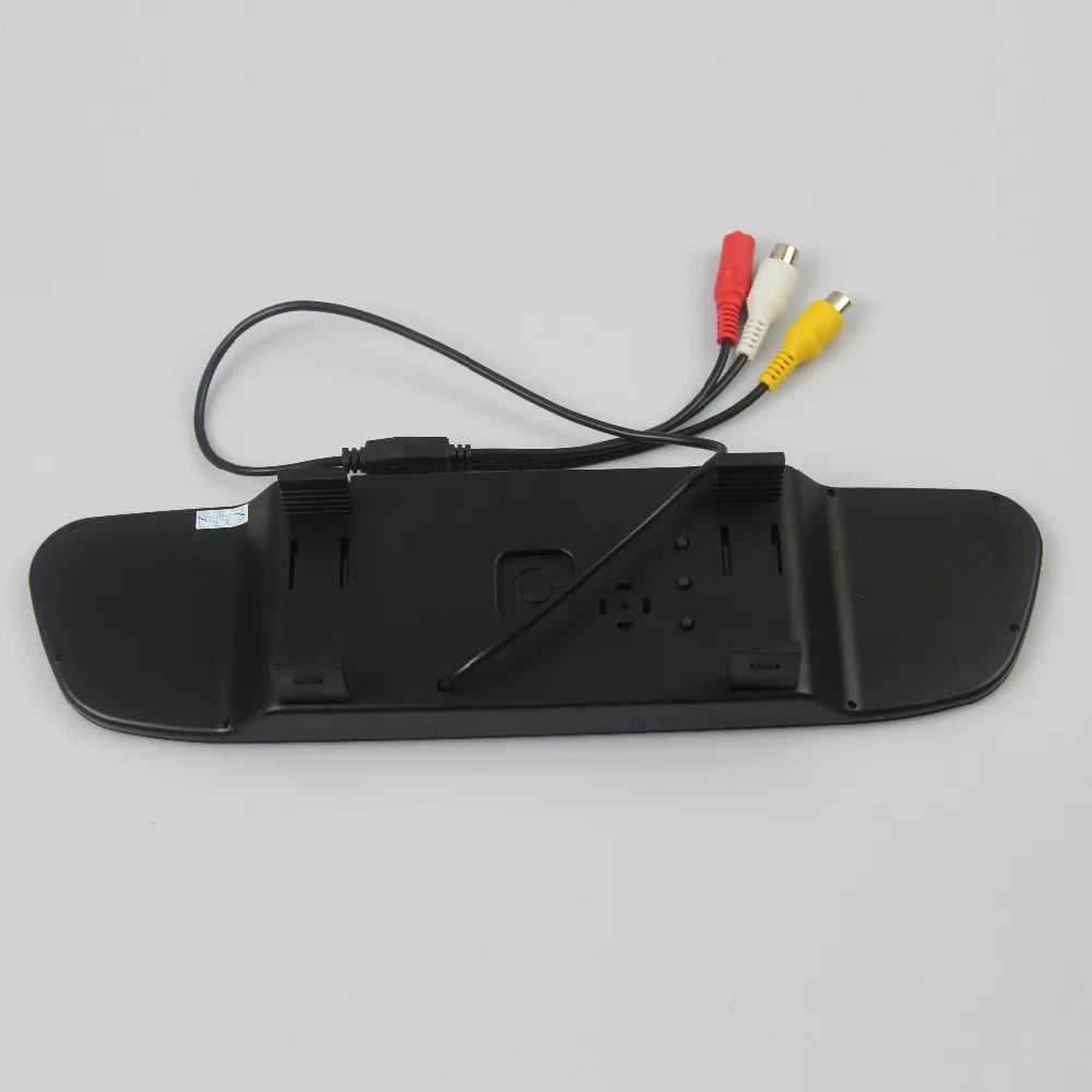 2-in-1 Car Parking System with 4.3" Digital TFT LCD Mirror Monitor and 170° Wide Angle Rear Camera Backup Assist CM World