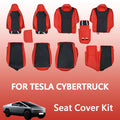 Seat Covers Compatible with Tesla Cybertruck 2024-26, Full Coverage PU Leather Seat Protector with Armrest Cover Fit Cybertruck