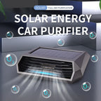 Solar Car Air Purifiers Freshener Usb Rechargeable Oxygen Purifier Negative Ion Filter Pm2.5 Smoke Remover Car Accessories
