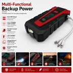 New 12V 3000A Car Battery Jump Starter Portable Charger Car Booster Auto Starting Device Emergency Starter Fast Charging