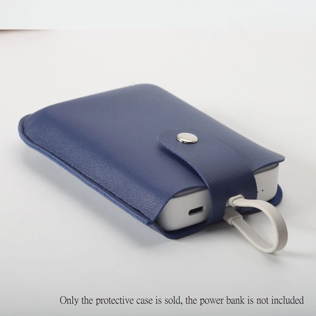 PU Leather Protective Case for Xiaomi Magnetic Power Bank 10000mAh 33W Dustproof Cover WPB1007MI External Battery Bag for Travel