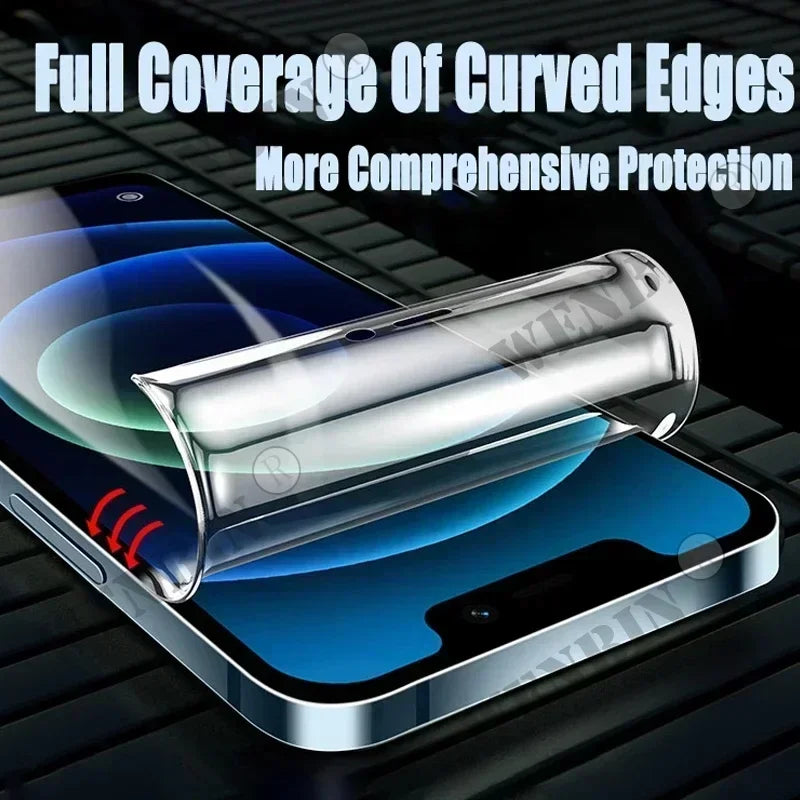 5Pcs Hydrogel Film For Samsung S26 S25 S24 S23 Ultra Plus S25 FE Full Cover Screen Protector For Samsung A56 A55 A36 A35 A26 A16 Car Mobile World