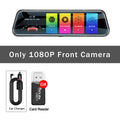 10 Inch Car DVR Front HD Night Vision Camera 1080P Touch Screen Dashcam For Car Lens Streaming Driving Recorder Dash Camera