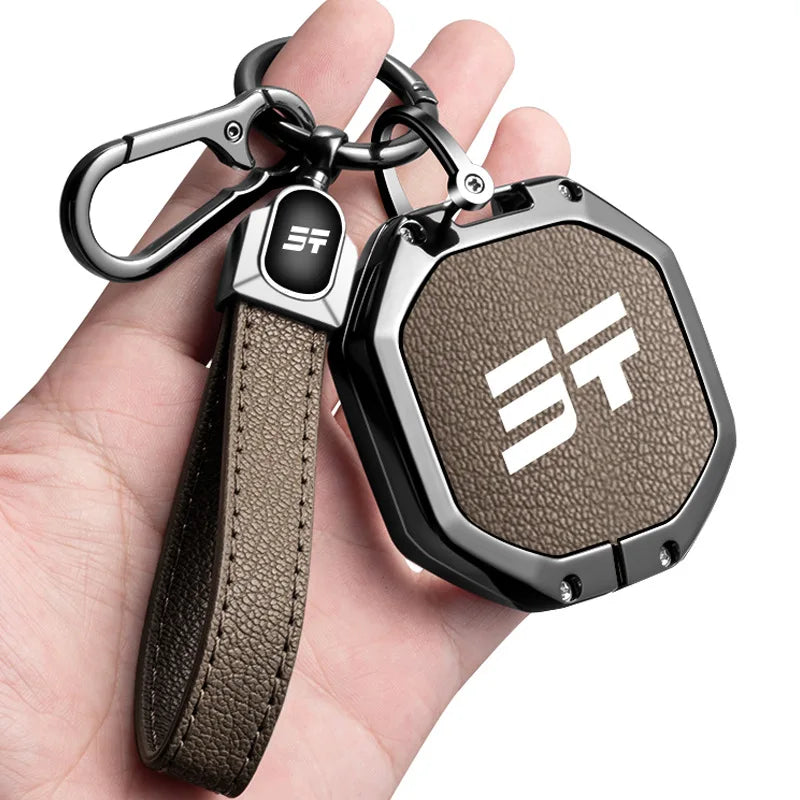 For Chery Jetour Traveller T2 2025 Zinc Alloy Car Key Case Cover Fob Shell Protector Keychain Clip Buckle Interior Accessories