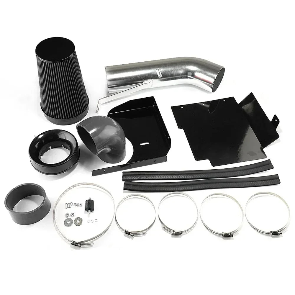 4" Cold Air Intake System Heat Shield Black Red Blue For 2002-2006 Chevrolet Yukon Denali XL 1500 5.3L V8 2500 6.0L V8