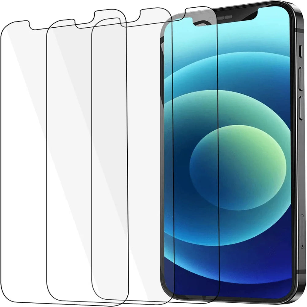 3PCS Tempered Glass For iphone 11 12 13 14 Pro Max Screen Protector For iphone 7 8 Plus X XR XS Max Glass Car Mobile World