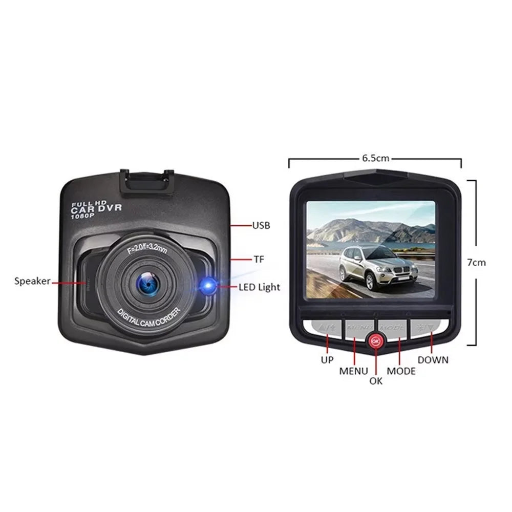 XUSHIDZ 2026 NEW HD 1080P Dash Camera G-sensor Dashcam Car Camera Vehicle Video Recorder DVR Dash Cam Super Night Vision HDR Car Mobile World