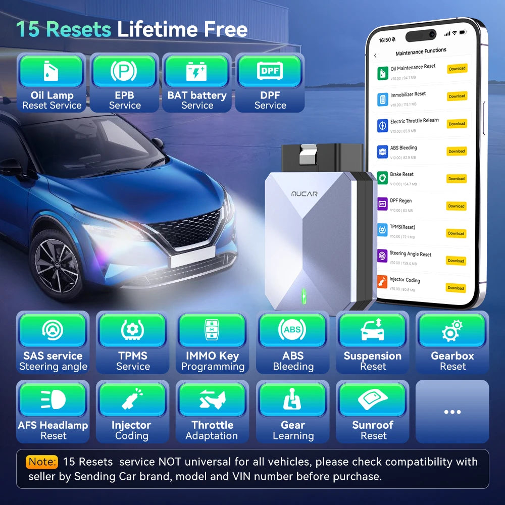 MUCAR BT200 MAX AI Diagnostic Tools CANFD ELM327 Prototol Full System OBD2 Scanner 15 Resets Lifetime Free Update VS BT200 PRO Car Mobile World