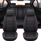 Full Coverage Pu Leather Car Seat Covers for Dacia Duster Sandero Renault Clio Fiat Panda Lancia Seat Arona Cors Car Accessories CM World