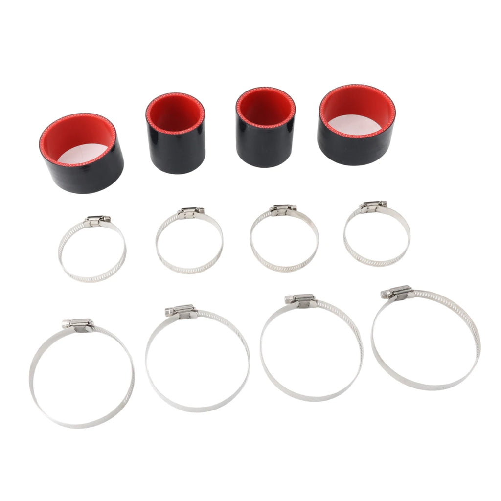 Dual 3'' Dry Filter +Pipe Cold Air Intake Kit for C7 Audi S6 S7 RS6 RS7 2012-2018 4.0T V8 Engine