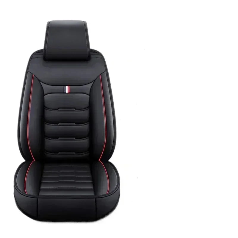 Universal All Inclusive Seat Cover Full Leather Car Seat Protector Cushion Single Driver And Passenger All Season Accessories