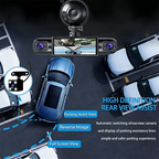 New 3/4 Channel Dashcam FHD 1080P Car Driving Camera Black Box Night Vision Loop Recording G-Sensor 24H Parking Guard Mode