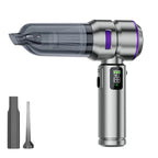 Car-mounted Dual-use Vacuum Cleaner, Brushless High-power Dust Remover And Inflator With Digital Display Car Mobile World