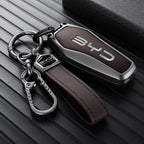 Stylish Zinc Alloy Key Case For BYD Atto 3 Han Tang Song Yuan Smart Car Remote Key Cover Shell Anti‑Scratch Keychain