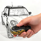 Metal Car Key Modification Accessories For MINI Countryman F54 F55 F56 F60 Owner Gift CM World