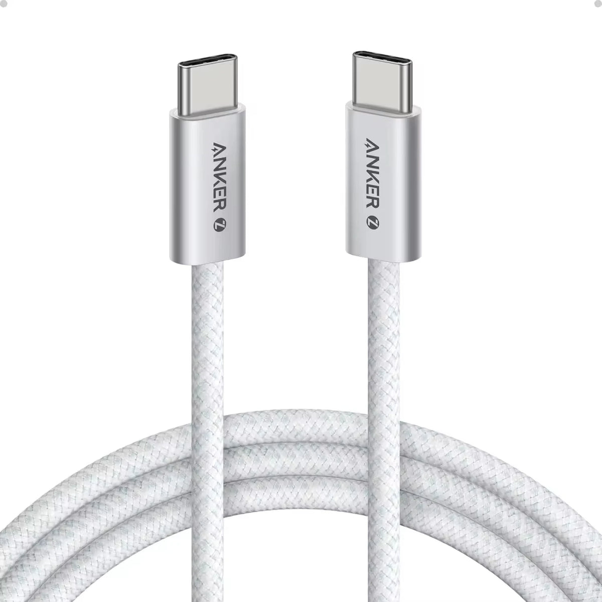 Anker Zolo USB‑C to USB‑C Cable 240W PD3.1 Fast Charging Braided Wire 1.5M Data Cord For Laptop Phone Tablet