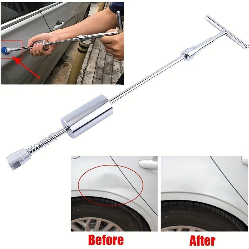 19/23Pcs Auto Sheet Metal Dent Repair Tool 2in 1-Slide Hammer Puller Body Repair Tool for Vehicle Car Auto Car Dent Repair Tool