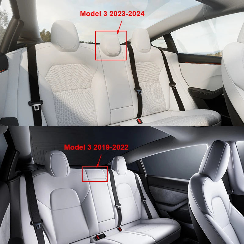 For Tesla Model 3 Y Custom Fit Car Seat Cover Accessories For Tesla 360 Degree Full Covered Perforated Artificial Leather CM World